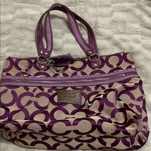 Coach Poppy art handbag